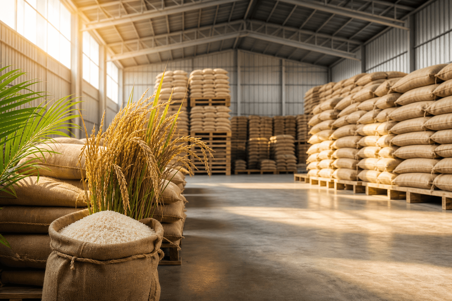 Premium food products warehouse